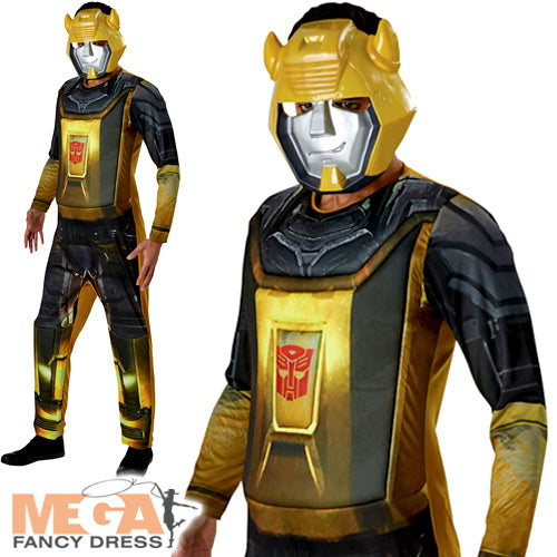 Men's Bumblebee Transformers Robot Superhero Costume