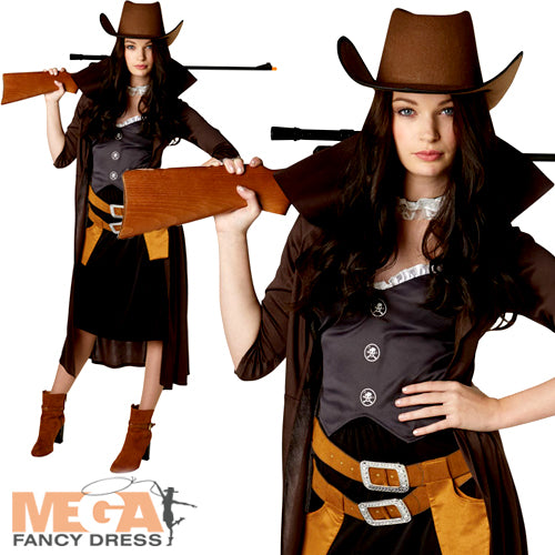 Wild West Female Gunslinger Adults Costume