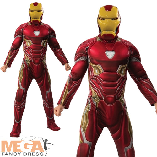 Marvel Deluxe Iron Man Infinity War Men Costume