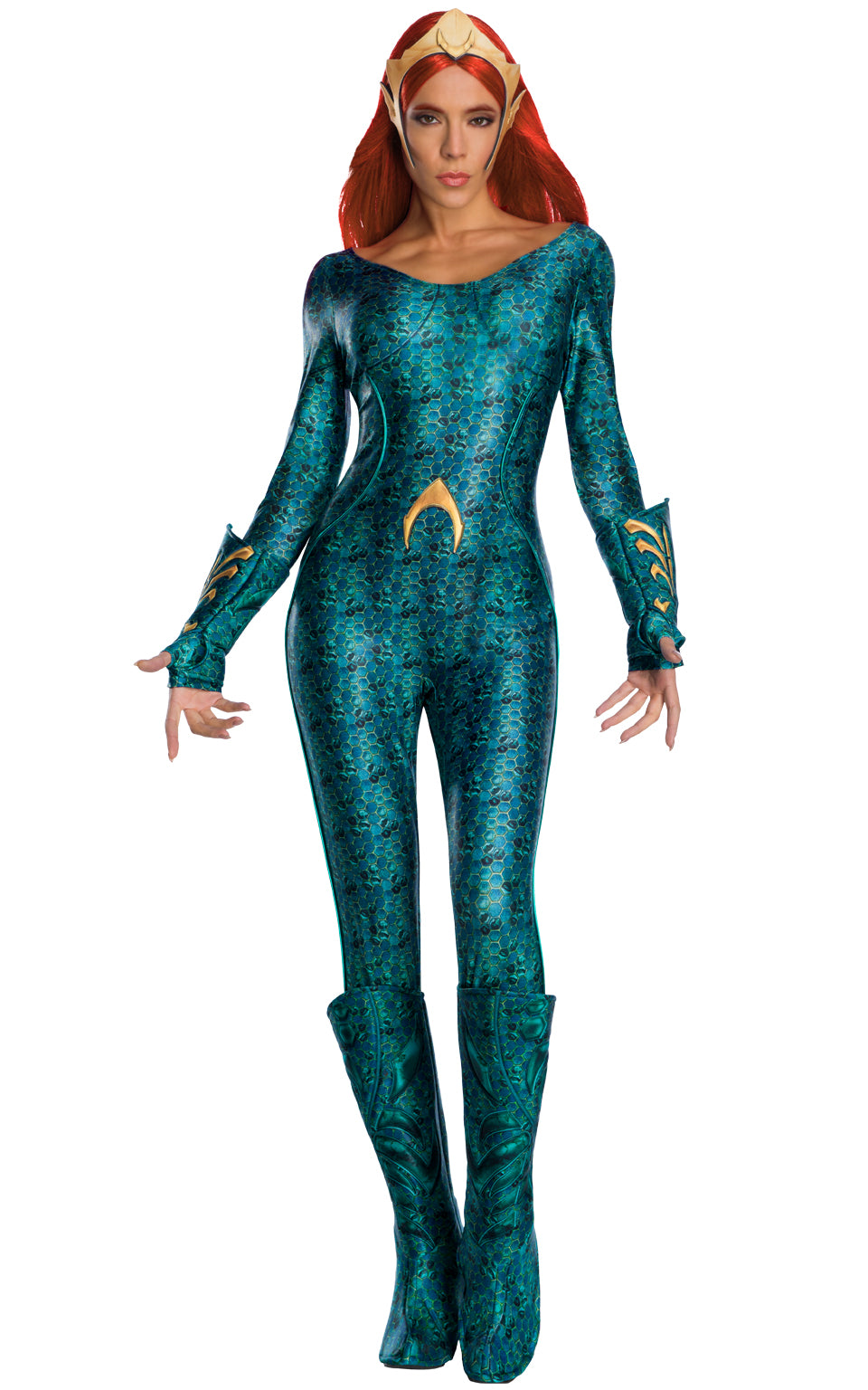 Ladies Secret Wishes Mera Aquaman Superhero DC Comic Fancy Dress Costume