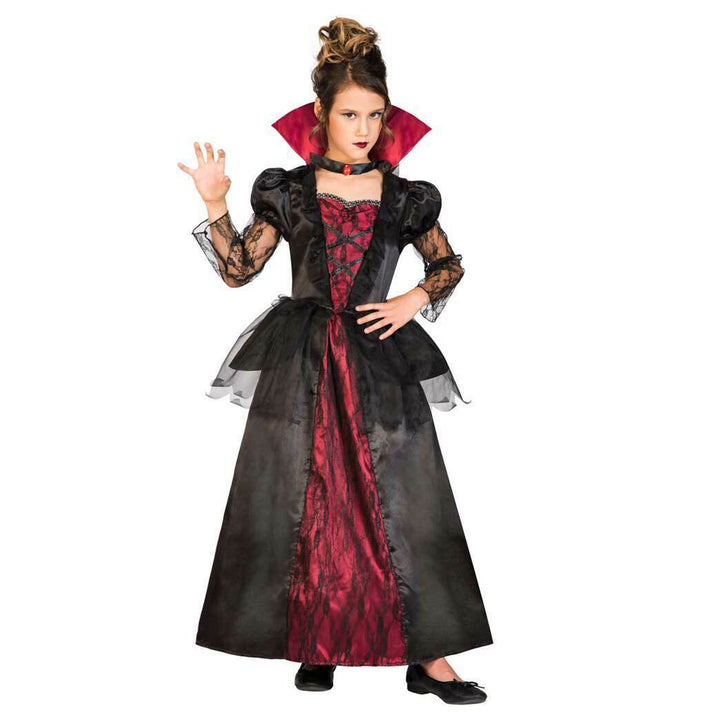 Girls Vampire Princess Halloween Costume