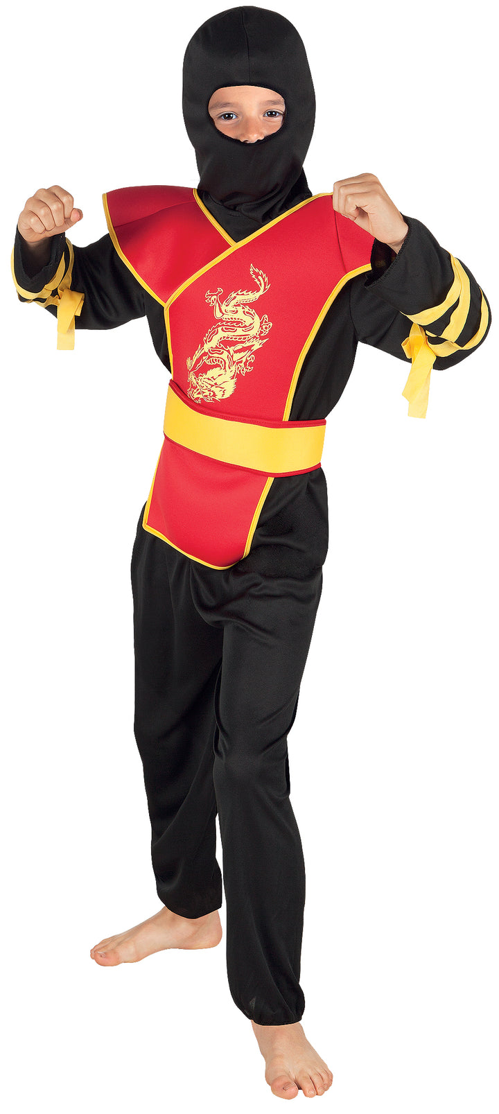 Boys Japanese Samurai Warrior Ninja Master Fancy Dress Costume