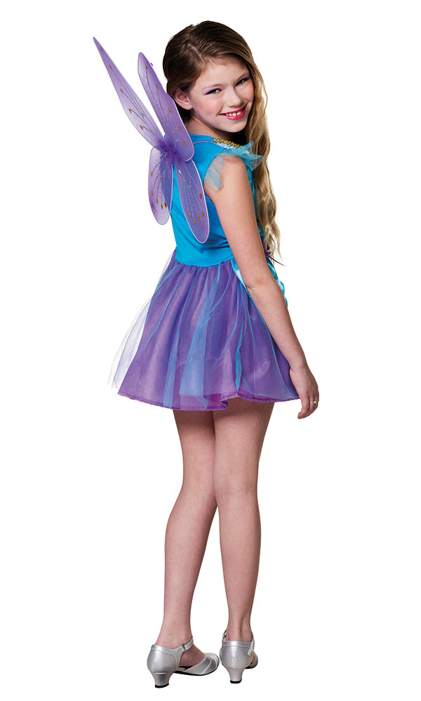 Girls Fairy with Wings Fairytale Book Day Costume