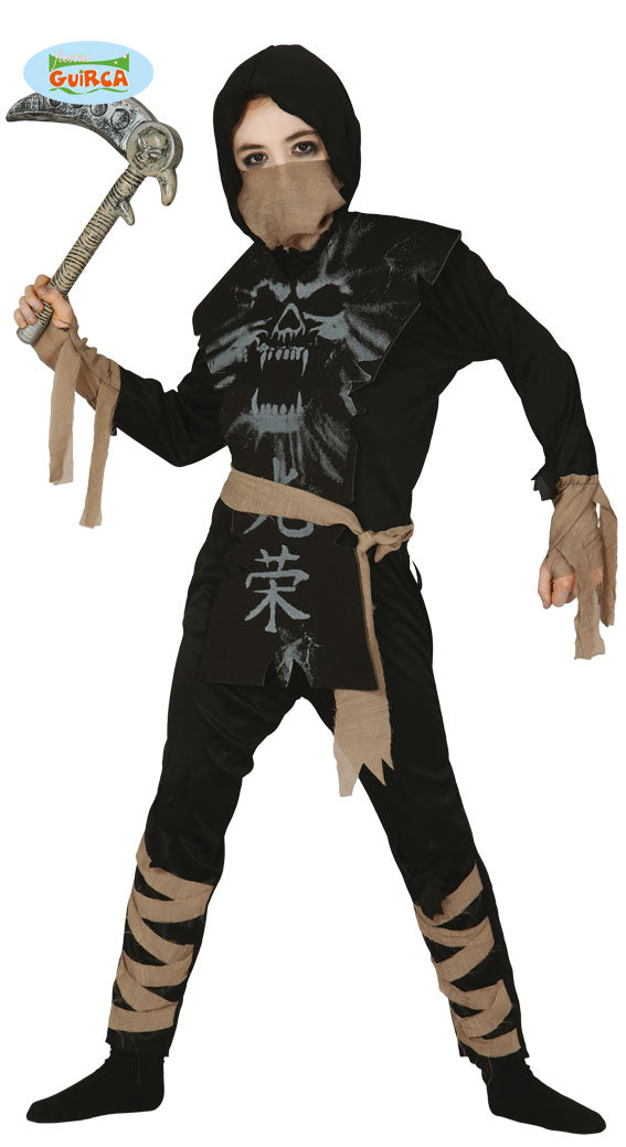 Kids Samurai Zombie Ghost Ninja Halloween Costume