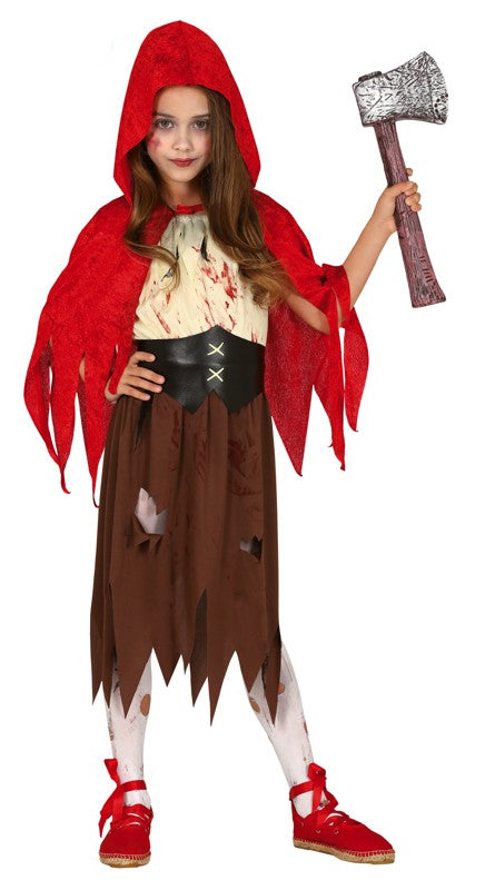 Dark and Twisted Dead Riding Hood Girls Costume