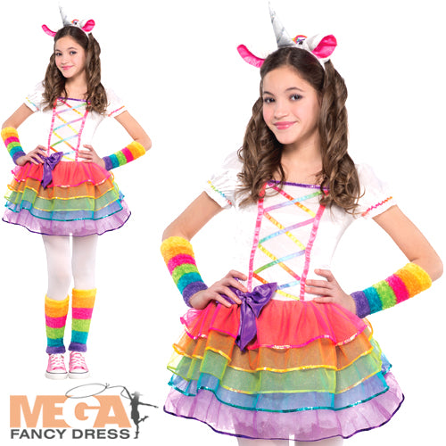 Unicorn girls fancy sales dress