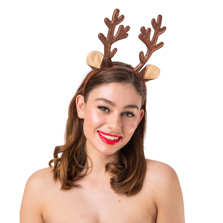 Reindeer Antlers Womens Christmas Costume Accessory