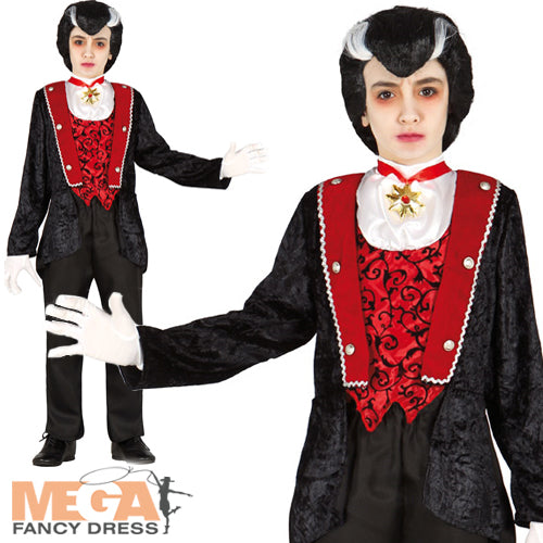 Regal Count Vampire Boys Costume