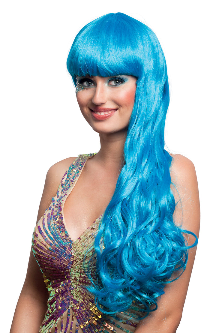 Icy Blue Oceana Wig Ocean-Themed Hairpiece