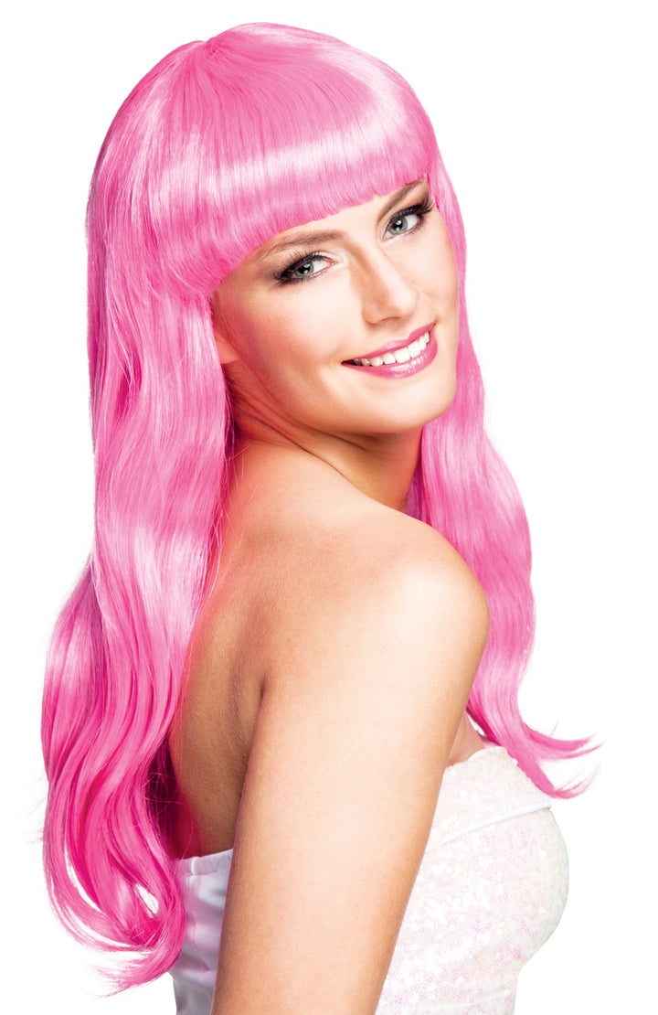 Icy Pink Chique Wig Glamorous Hair Accessory