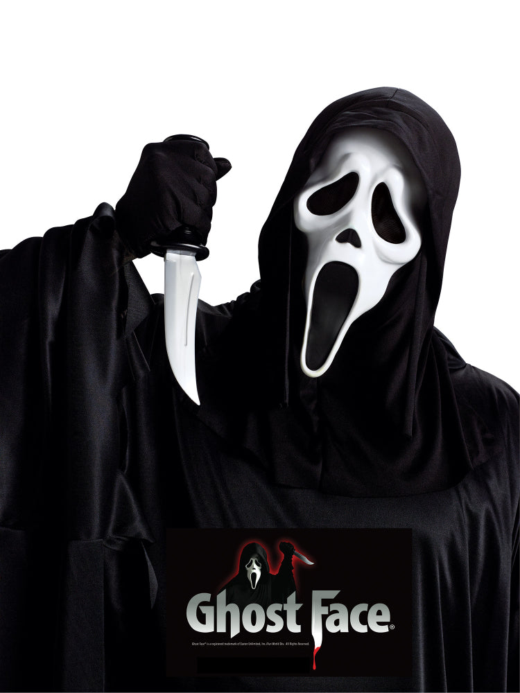 Licensed Scream Mask & Knife Halloween Accessory Set