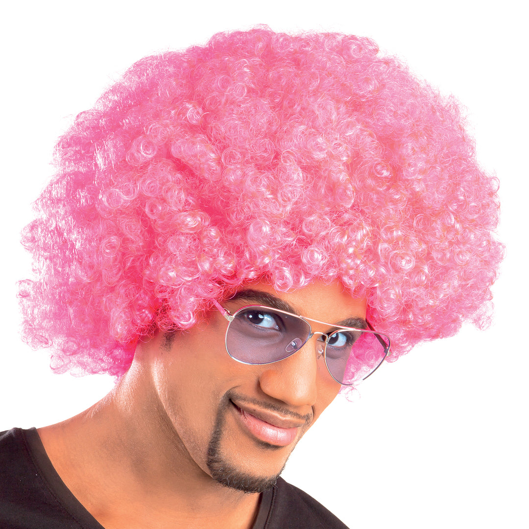 Pink Afro Wig