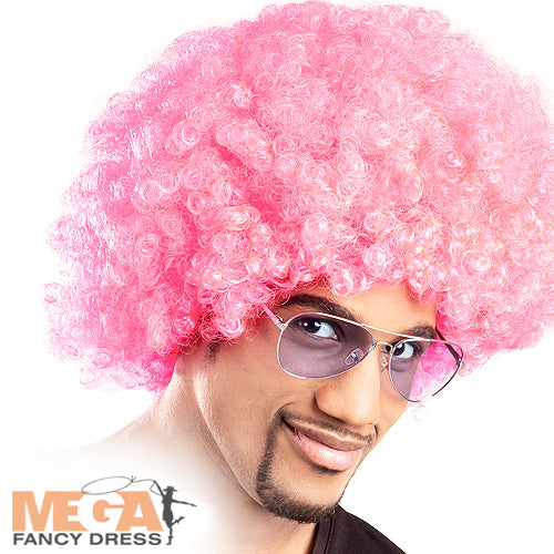 Pink Afro Wig