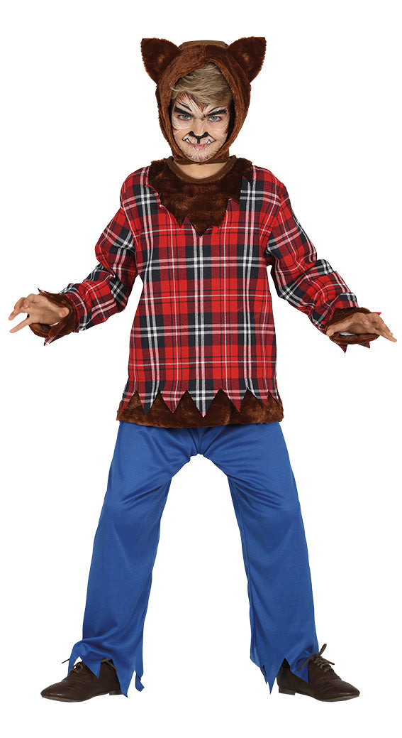 Fierce Highland Scottish Wolf Boy Costume