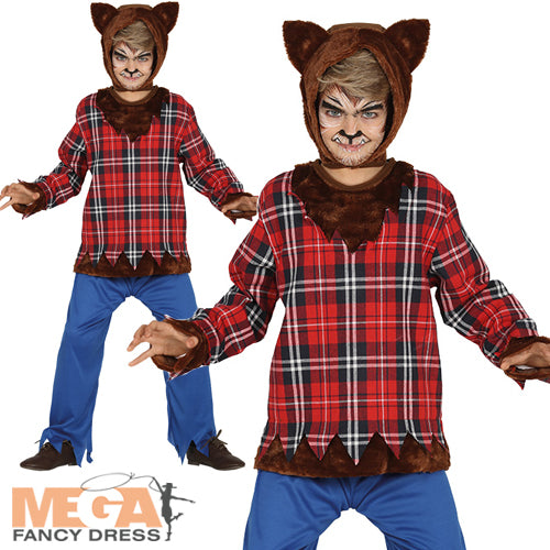 Fierce Highland Scottish Wolf Boy Costume