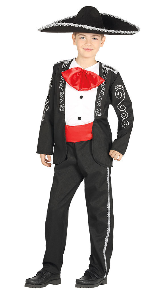Boys Mariachi Man National Mexican Band Singer Costume