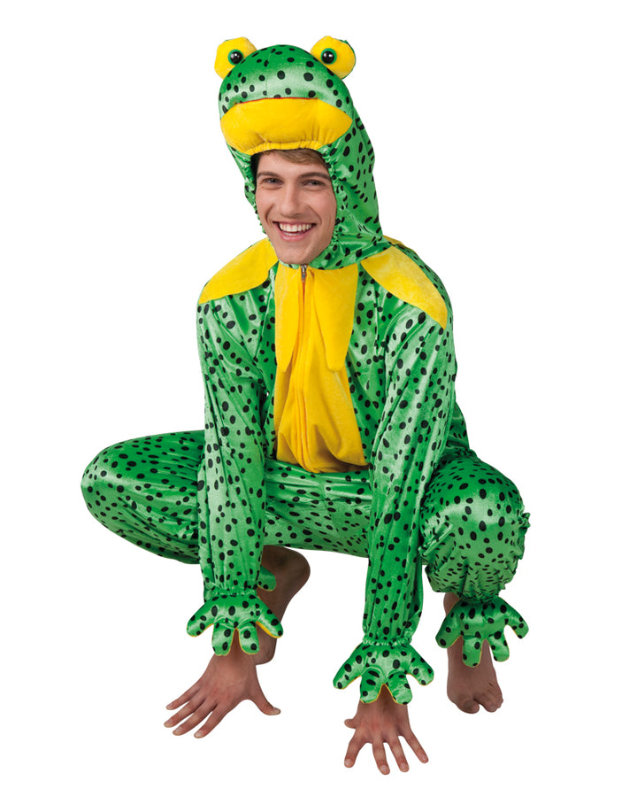 Adults Frog Jumpsuit Animal Nature Book Week Fancy Dress Costume
