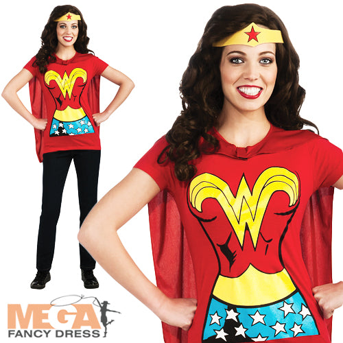 Officially Licensed Wonder Woman T-Shirt and Cape