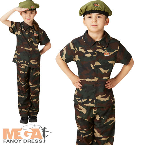 Kids Soldier Costume