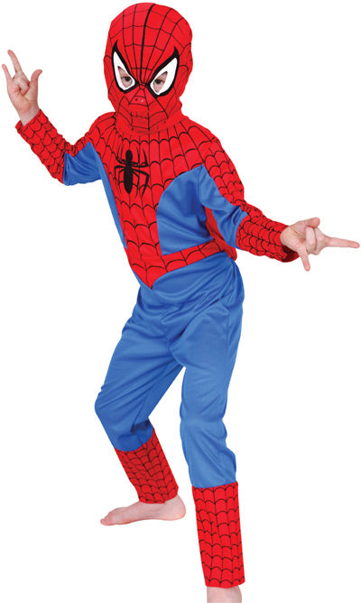 Kid's Classic Spiderman Superhero Costume
