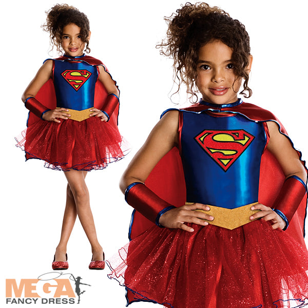 Girls Supergirl Tutu Costume