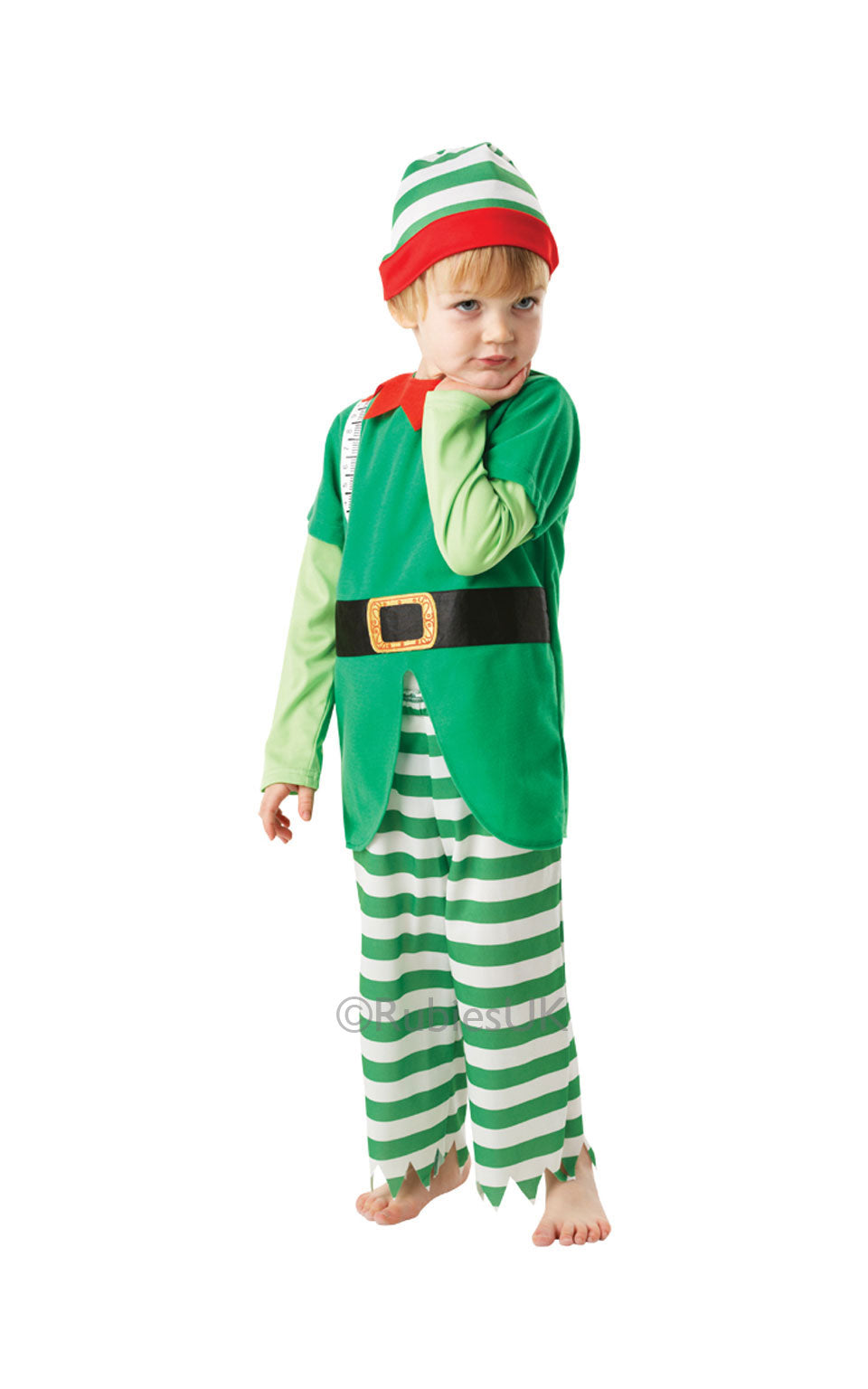 Shop Kids Christmas Helpful Elf Festive Costume Mega Fancy Dress