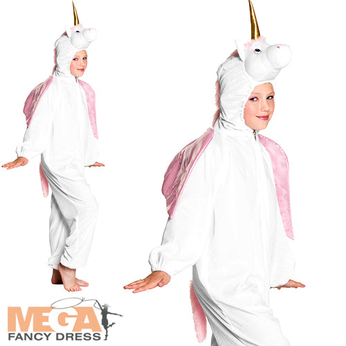 Girls Unicorn Pony Fairy Tale Book Day Fancy Dress Costume