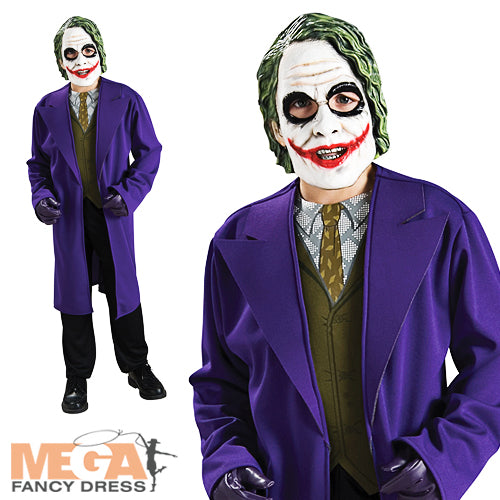Boys Batman Deluxe Joker Villain Costume