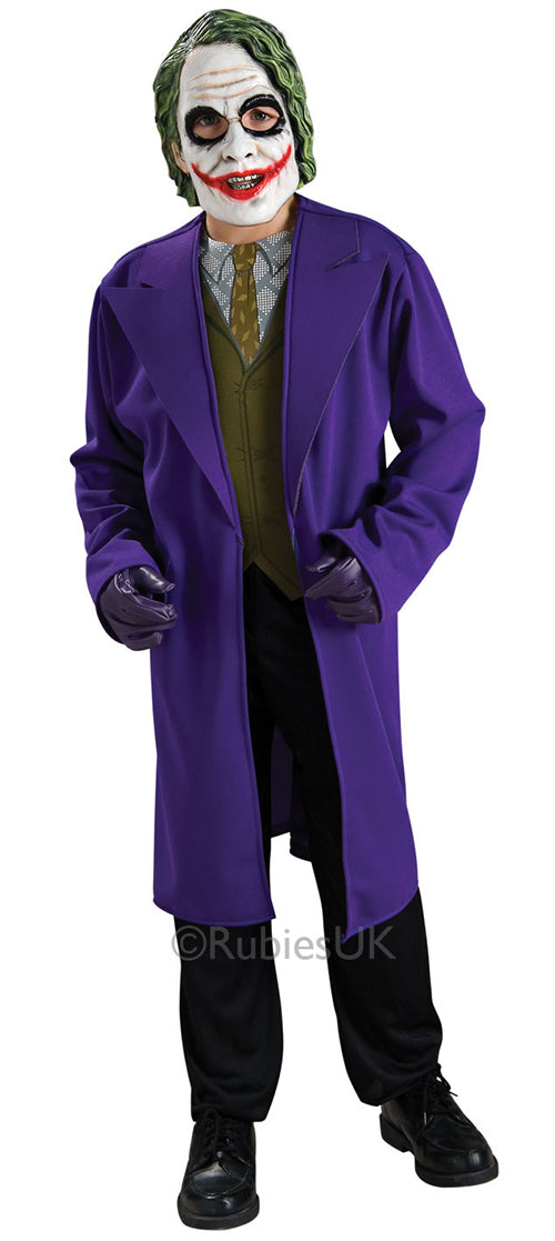 Boys Batman Deluxe Joker Villain Costume