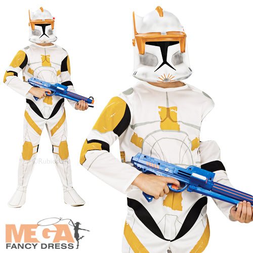 Boys Star Wars Clone Trooper Commander Cody Costume