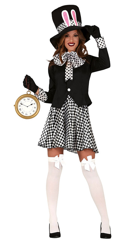 Ladies Crazy Hatter Alice in Wonderland Costume