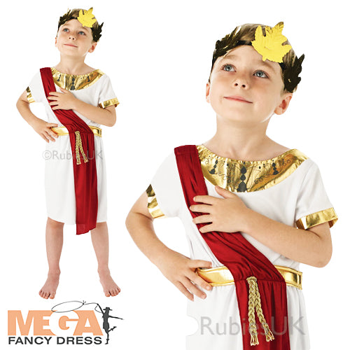 Shop Kids Roman Boy Historical Costume Mega Fancy Dress Mega Fancy Dress UK