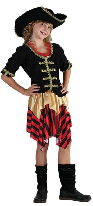 Girls Buccaneer Sweetie Pirate Adventure Costume