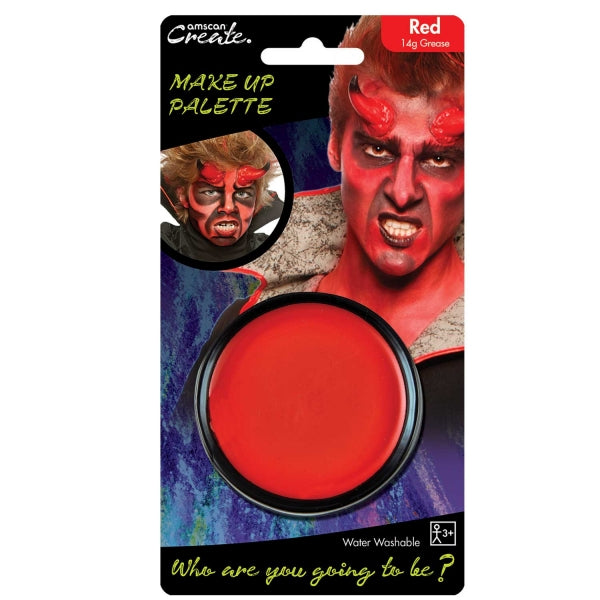 Red Grease Palette Make Up Costume Cosmetics