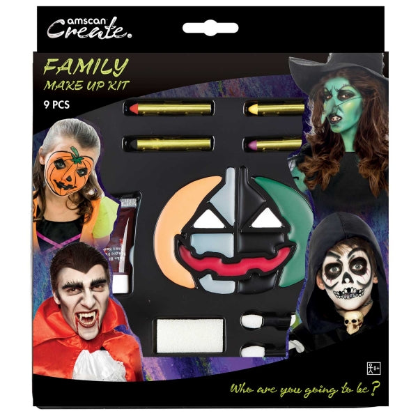 Family Halloween Make Up Kit Spooky Effects