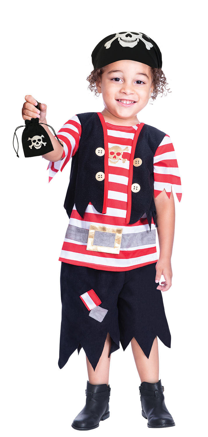 Boys Ship Mate Pirate High Seas Buccaneer Book Week Fancy Dress Costume