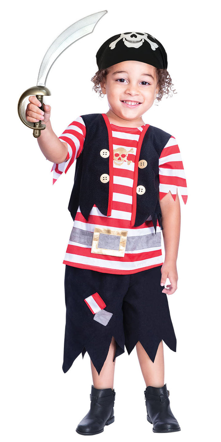 Boys Ship Mate Pirate High Seas Buccaneer Book Week Fancy Dress Costume