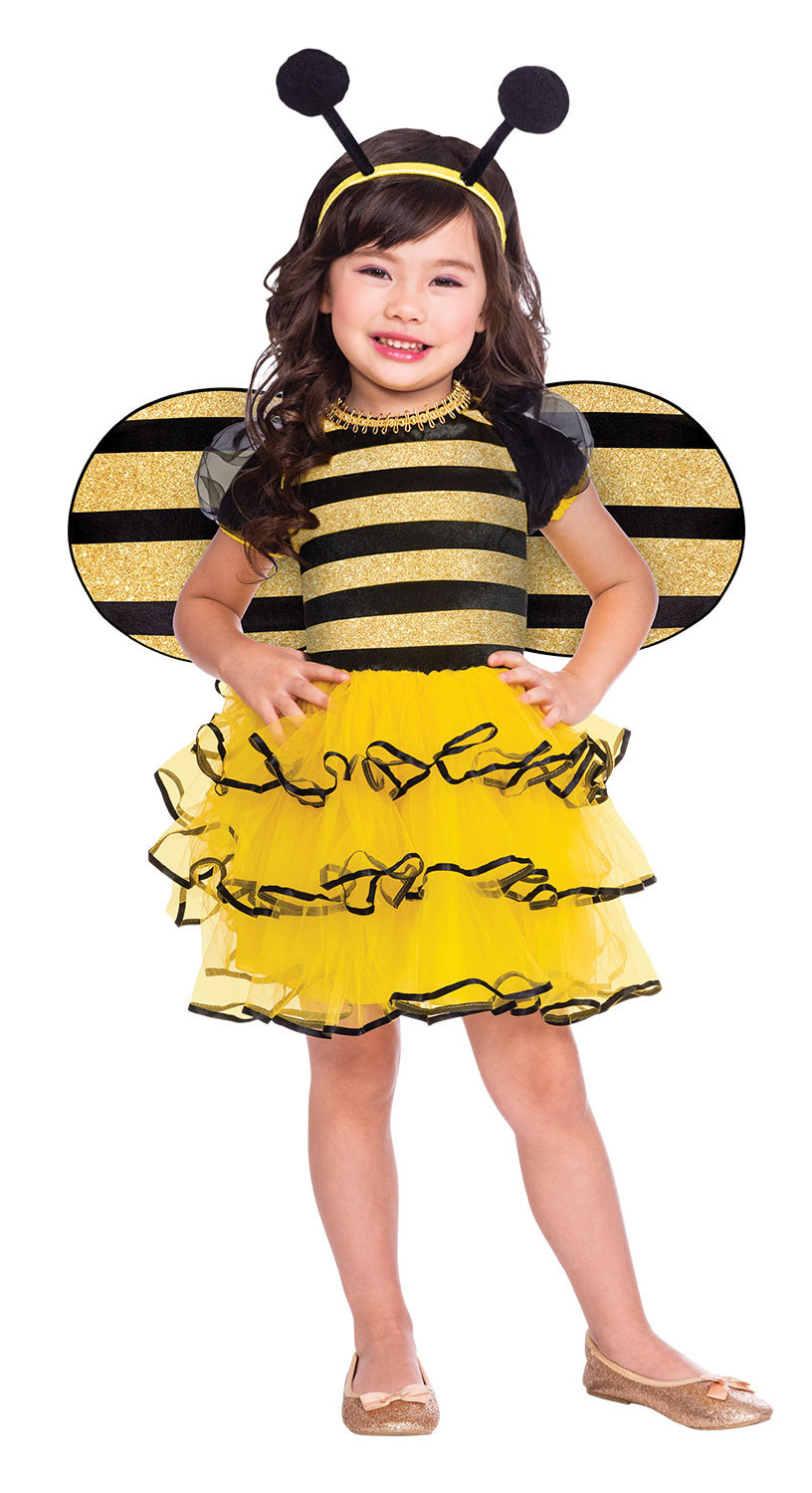 Bumble Bee Girls Insect Fancy Dress Costume