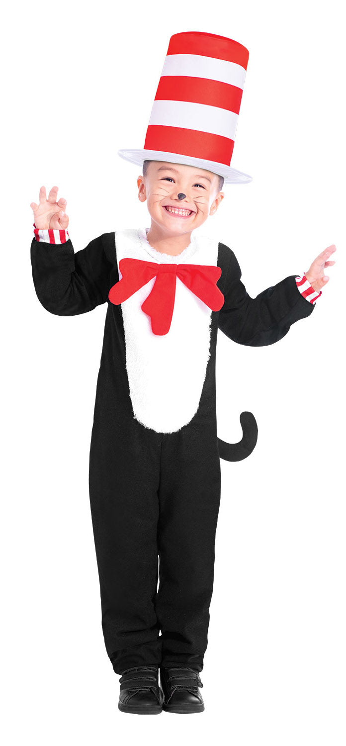 The Cat in the Hat Kids Book Character Costume