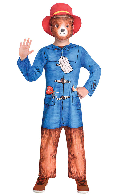 Kids Book Day Animal Character Paddington Bear Fancy Dress Costume