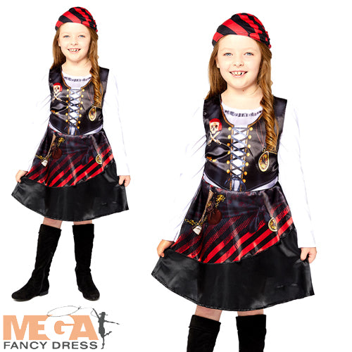 Pirate Girl Sustainable Caribbean Ship Mate Book Day Costume