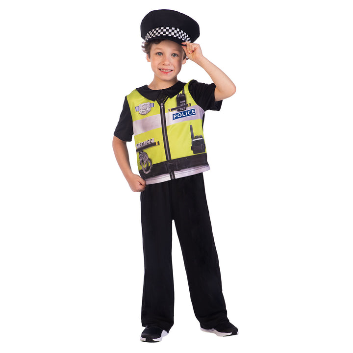 Boys Police Officer Uniform Costume