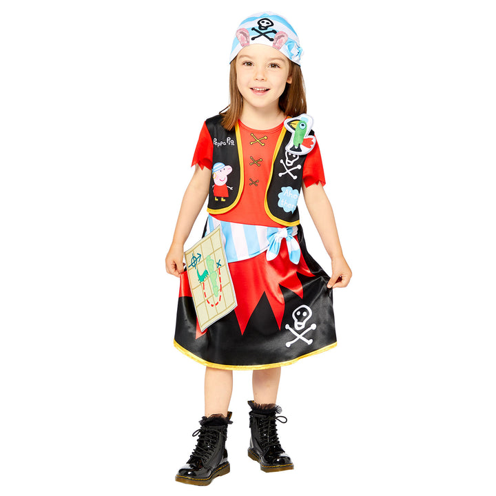Girls Peppa Pig Pirate World Book Day Character Costume