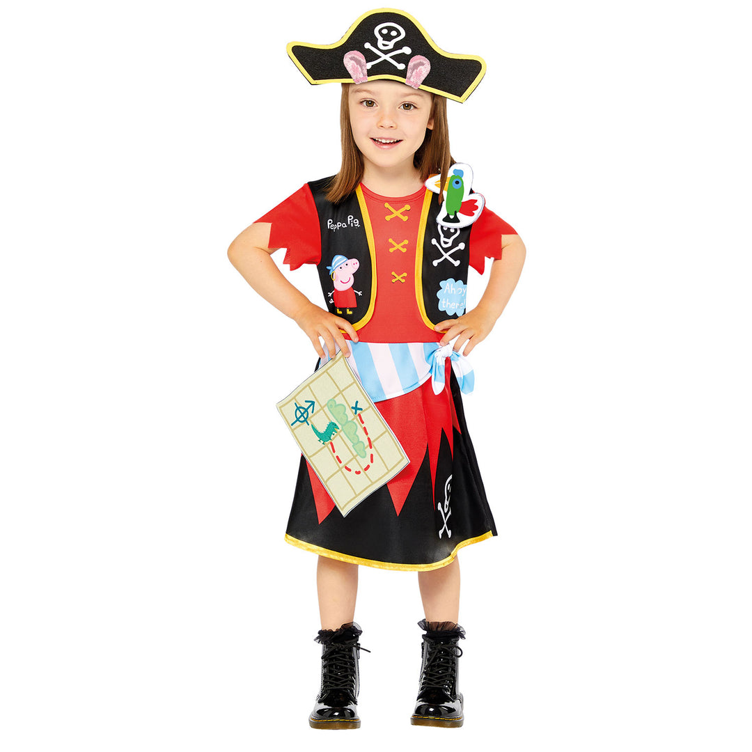 Girls Peppa Pig Pirate World Book Day Character Costume