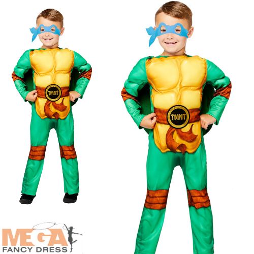 Kids Teenage Mutant Ninja Turtles Deluxe Group Costumes