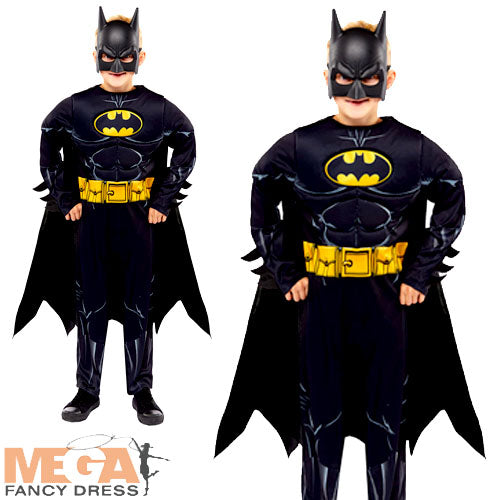 Boys Batman DC Comic Book Superhero Fancy Dress