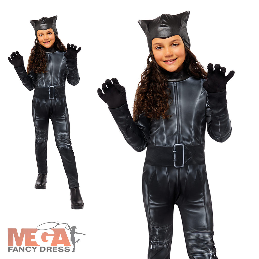 Official Girls Catwoman The Batman Movie Character Costume