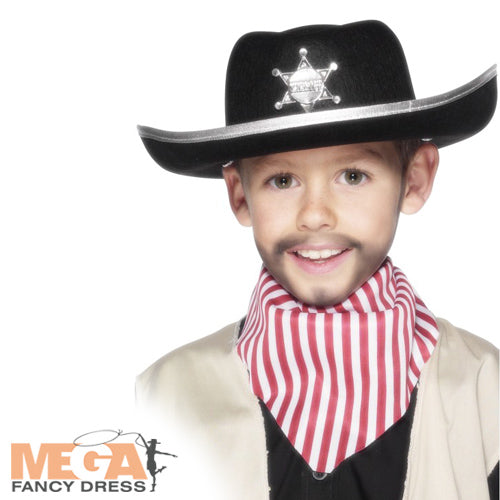 Kids Sheriff Hat Wild West Accessory