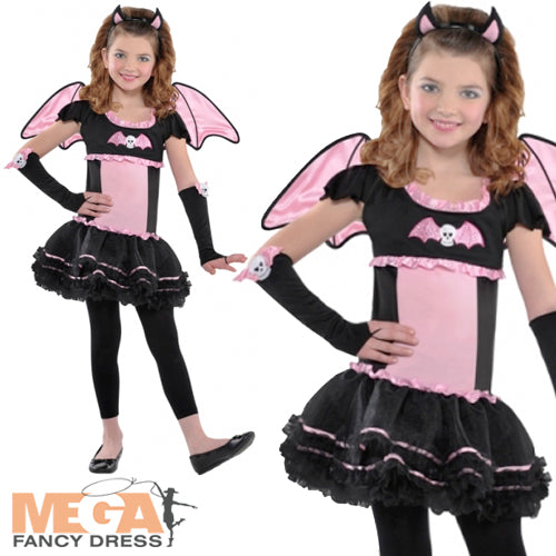 Girls Bat to the Bone Halloween Costume