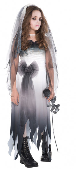 Teens Graveyard Bride Zombie Costume